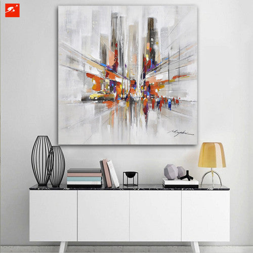 Downtown Streets Wall Art