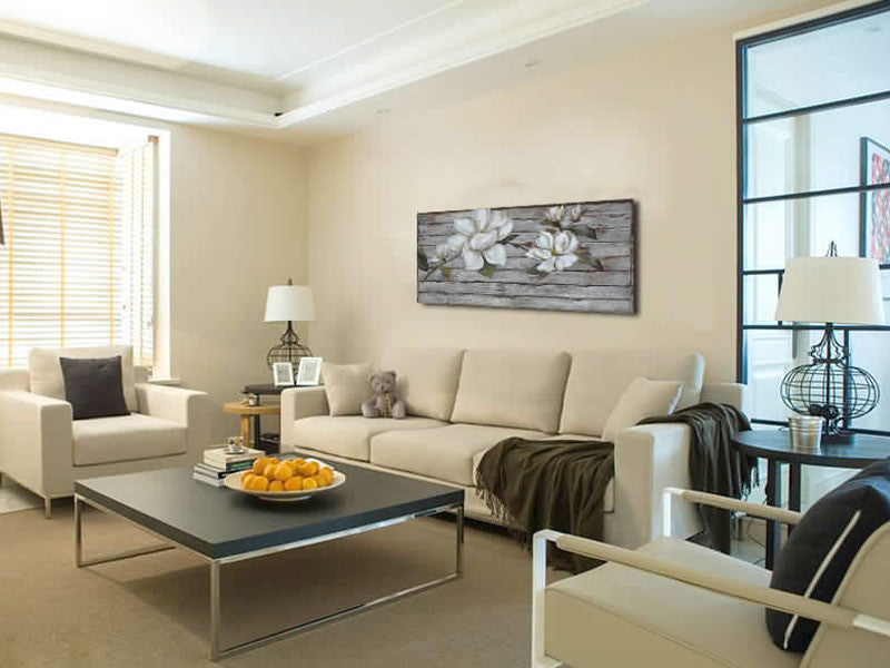 Magnolia Wall Art Flower Oil Painting