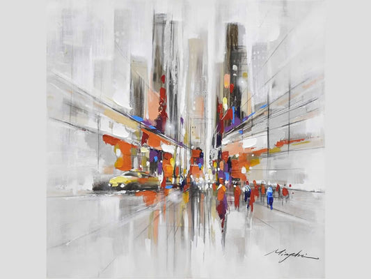 Downtown Streets Wall Art